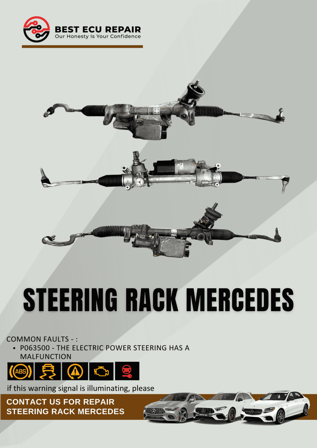 Steering Rack Mercedes Repair – Best ECU Repair
