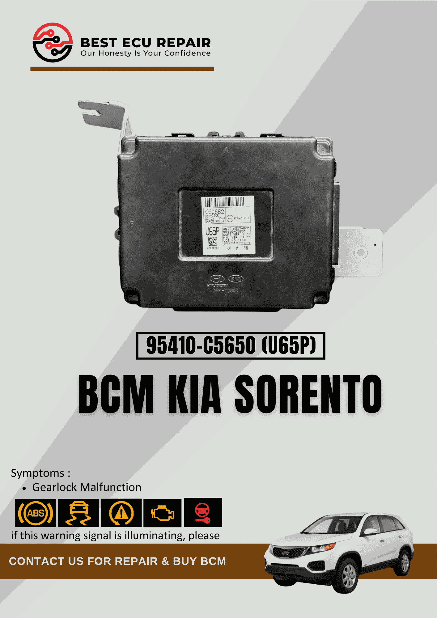 BCM Kia Sorento 95410-C5650 (U65P)