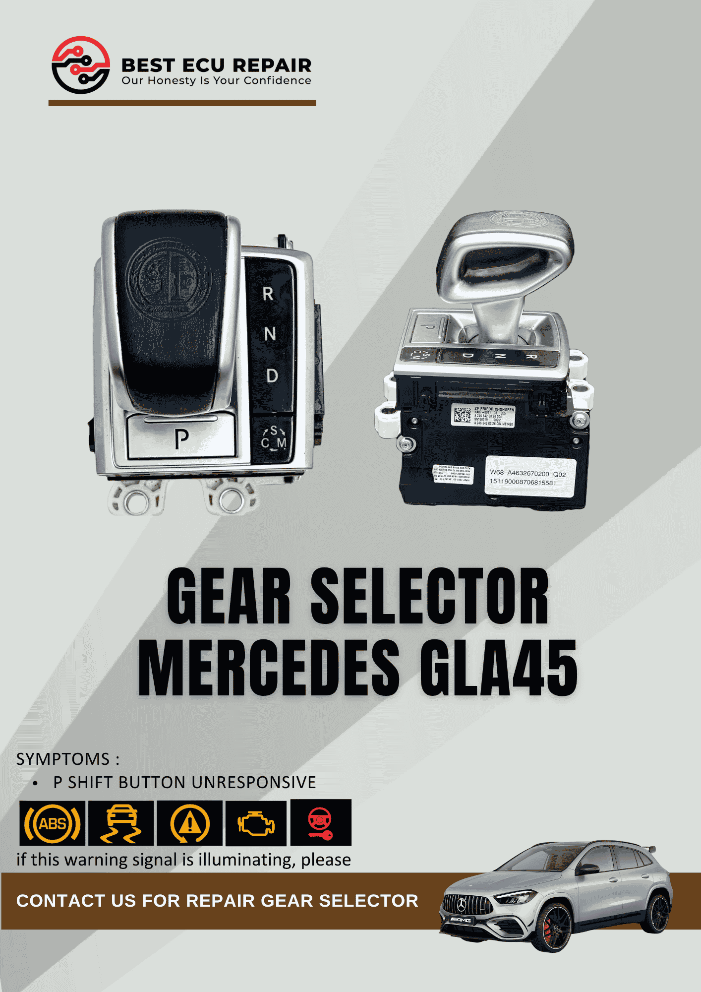 Gear Selector Mercedes GLA45